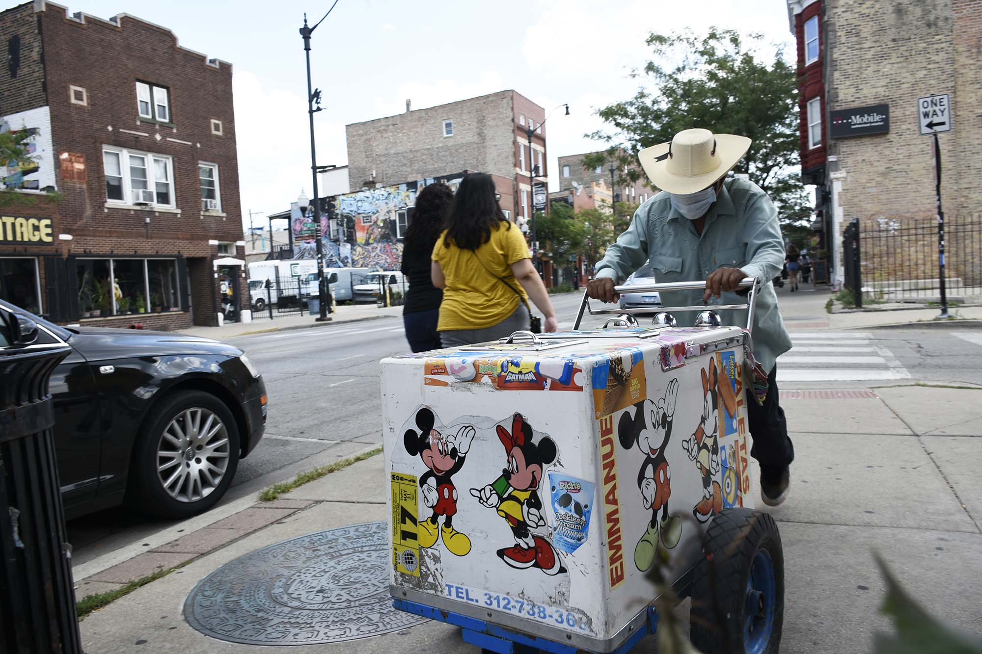 Paletero en chicago. Foto Máximo Cerdio