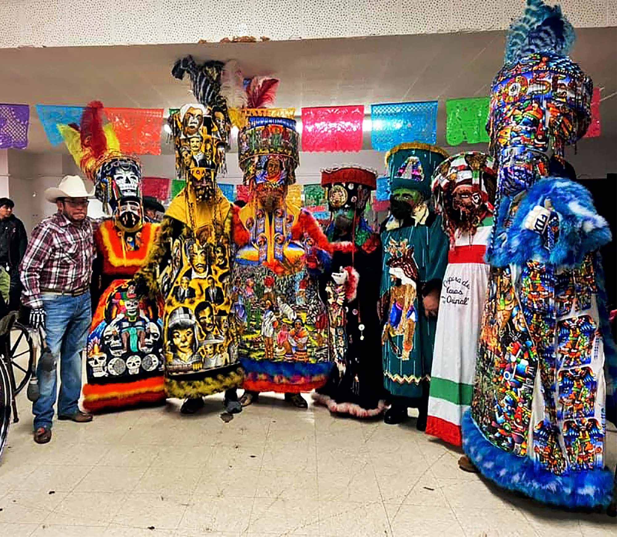 Comparsa morelense en una presentación en Illinois Estados Uidos Foto cortesía