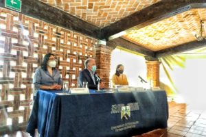 Conferencia de prensa UAEM. Foto cortesía