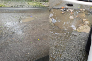 Baches de Cuernavaca en temporada de lluvias. Foto cortesía