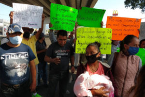 Ex Trabajadores del Ayuntamiento de Cuernavaca. Foto cortesía