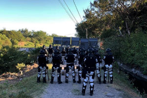 Guardia Nacional en San Pedro Apatlaco. Foto rosy Linares