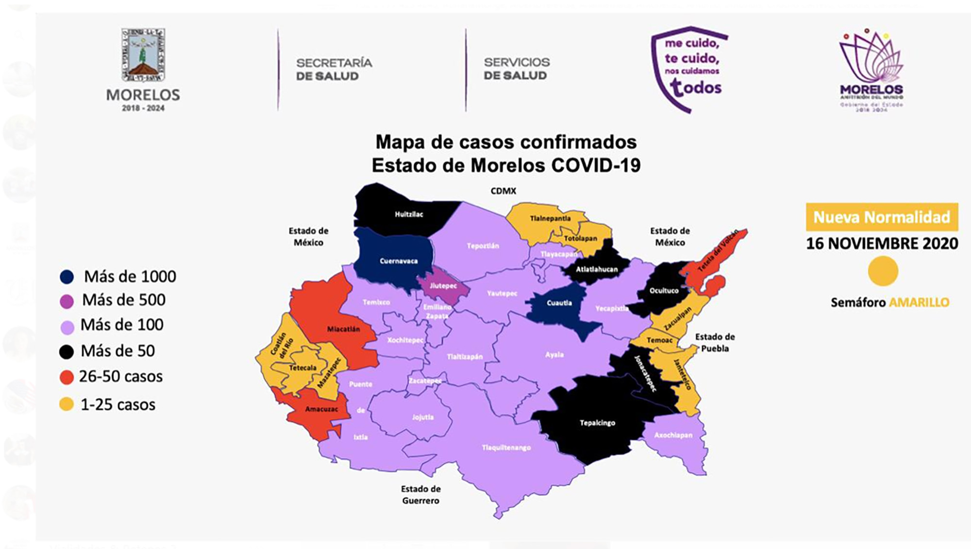 Mapa epidemiológico