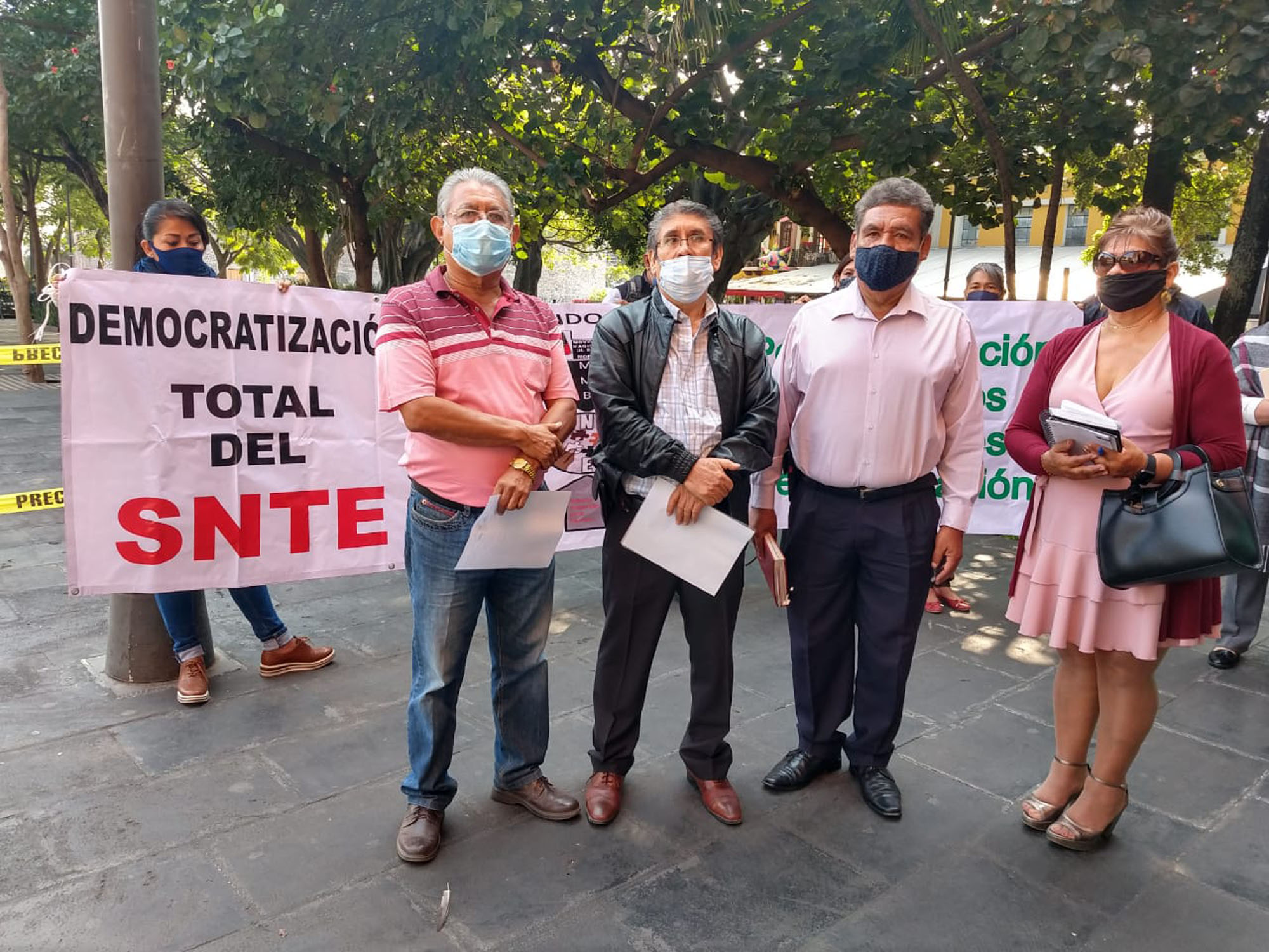 Representantes del Frente de Trabajadores. Foto cortesía