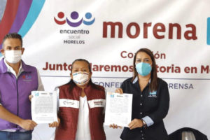 Coalición Juntos Haremos Historia PES-MORENA y PANAL. Foto cortesía