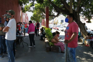 Manifestacion para reapertura de Tianguis de Temixco. Foto cortesía