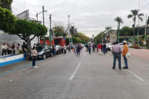 Vecinos de la colonia Antonio Barona sin agua. Foto cortesía