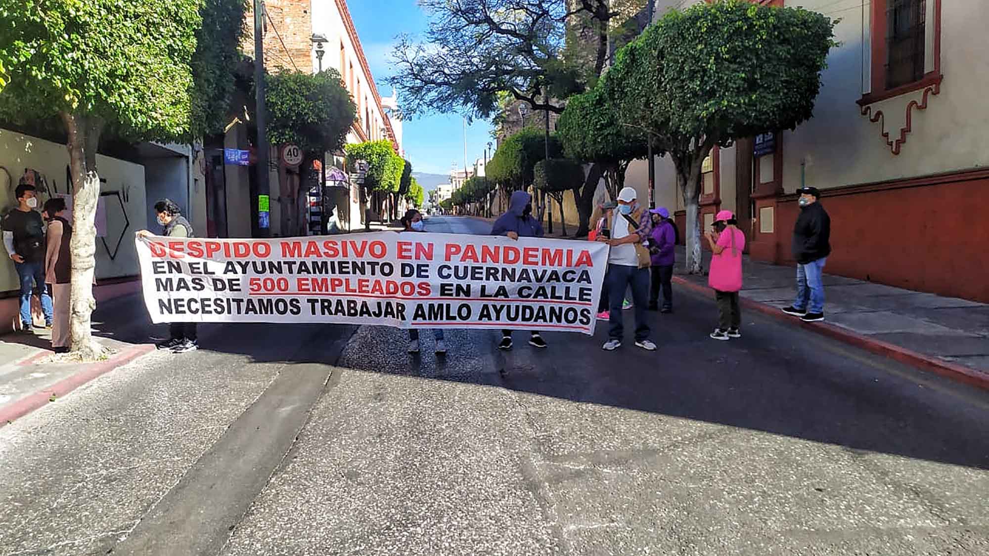 Trabajadores despedidos del ayuntamiento