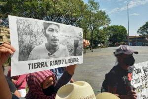 Protesta por asesinato de Samir. Foto cortesía