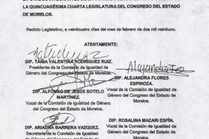 Carta de sesión final