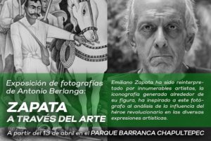 Póster Zapata a través del arte