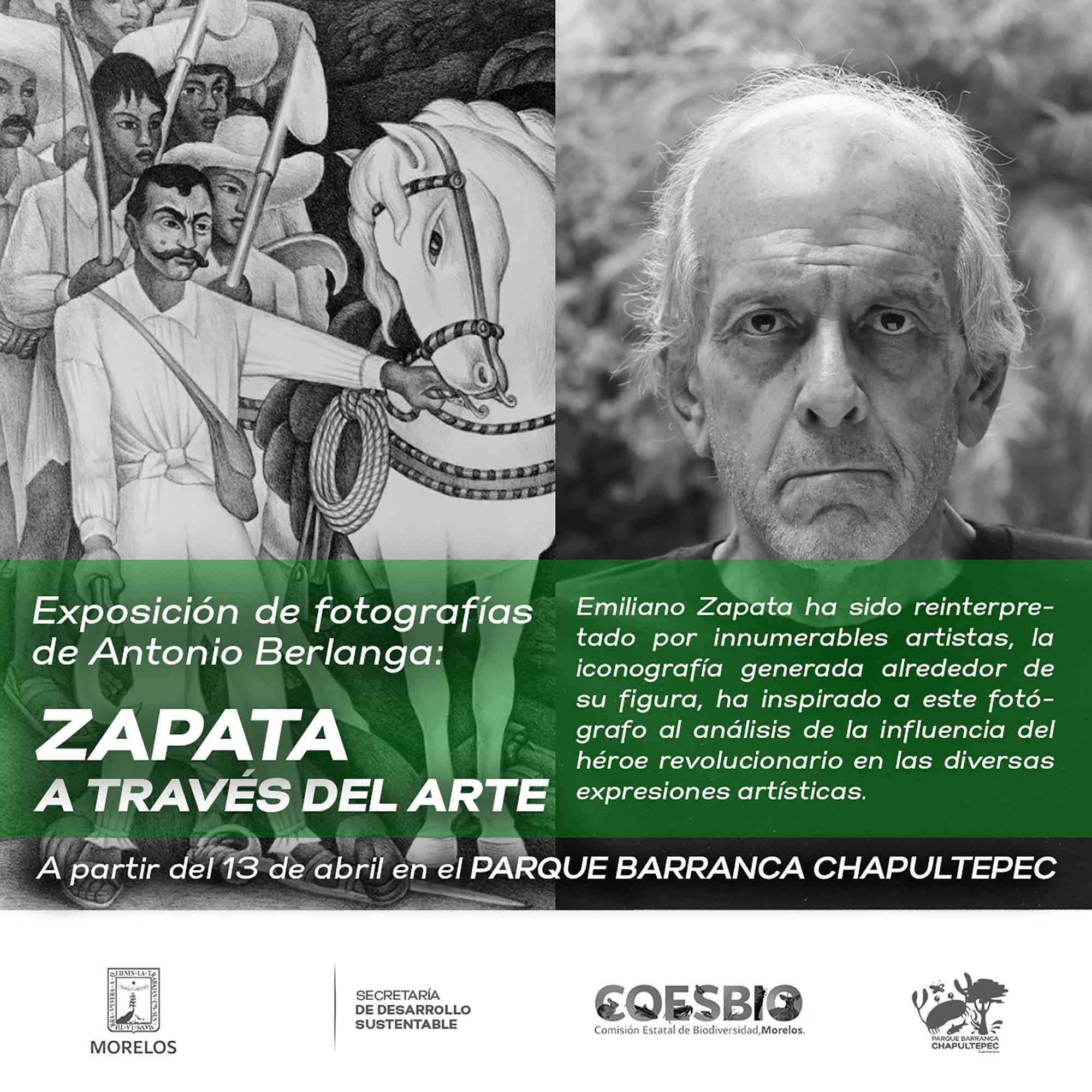 Póster Zapata a través del arte 