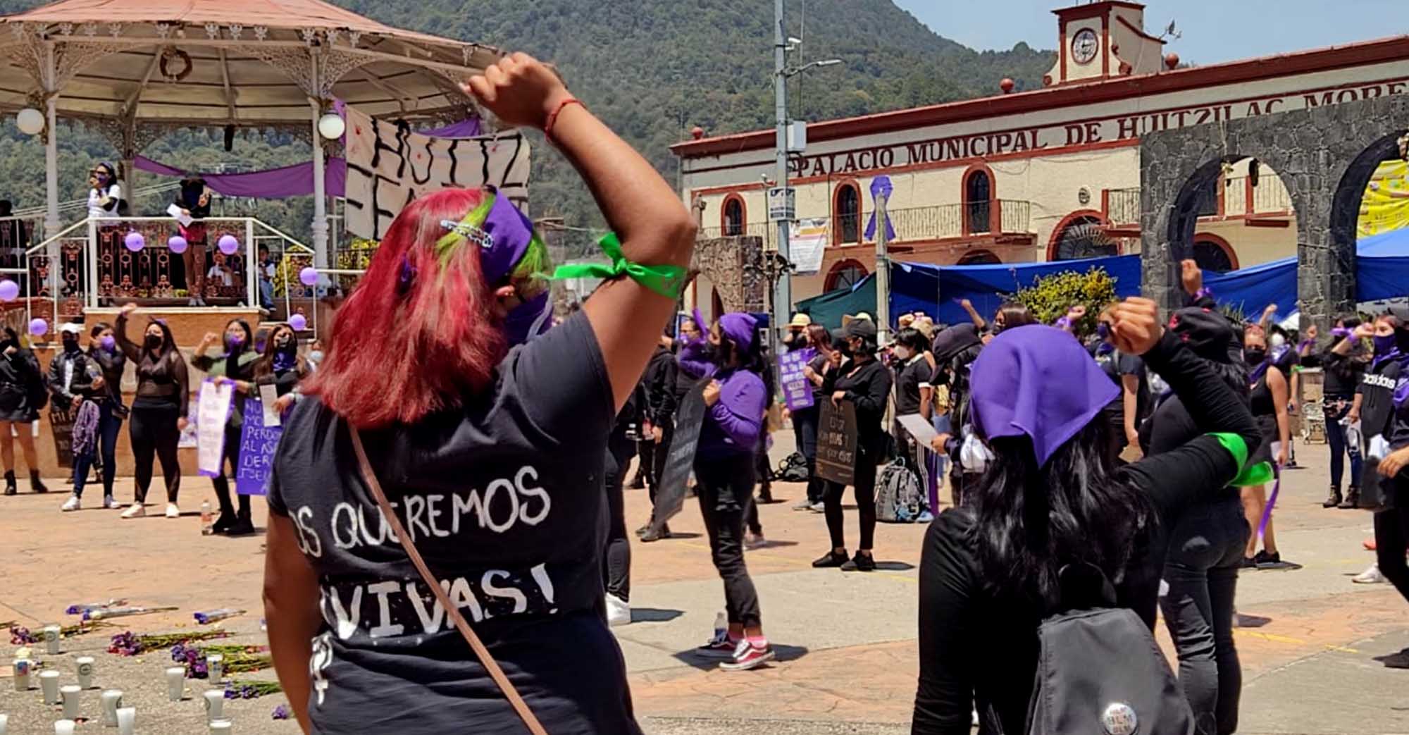 Protesta en Huitzilac