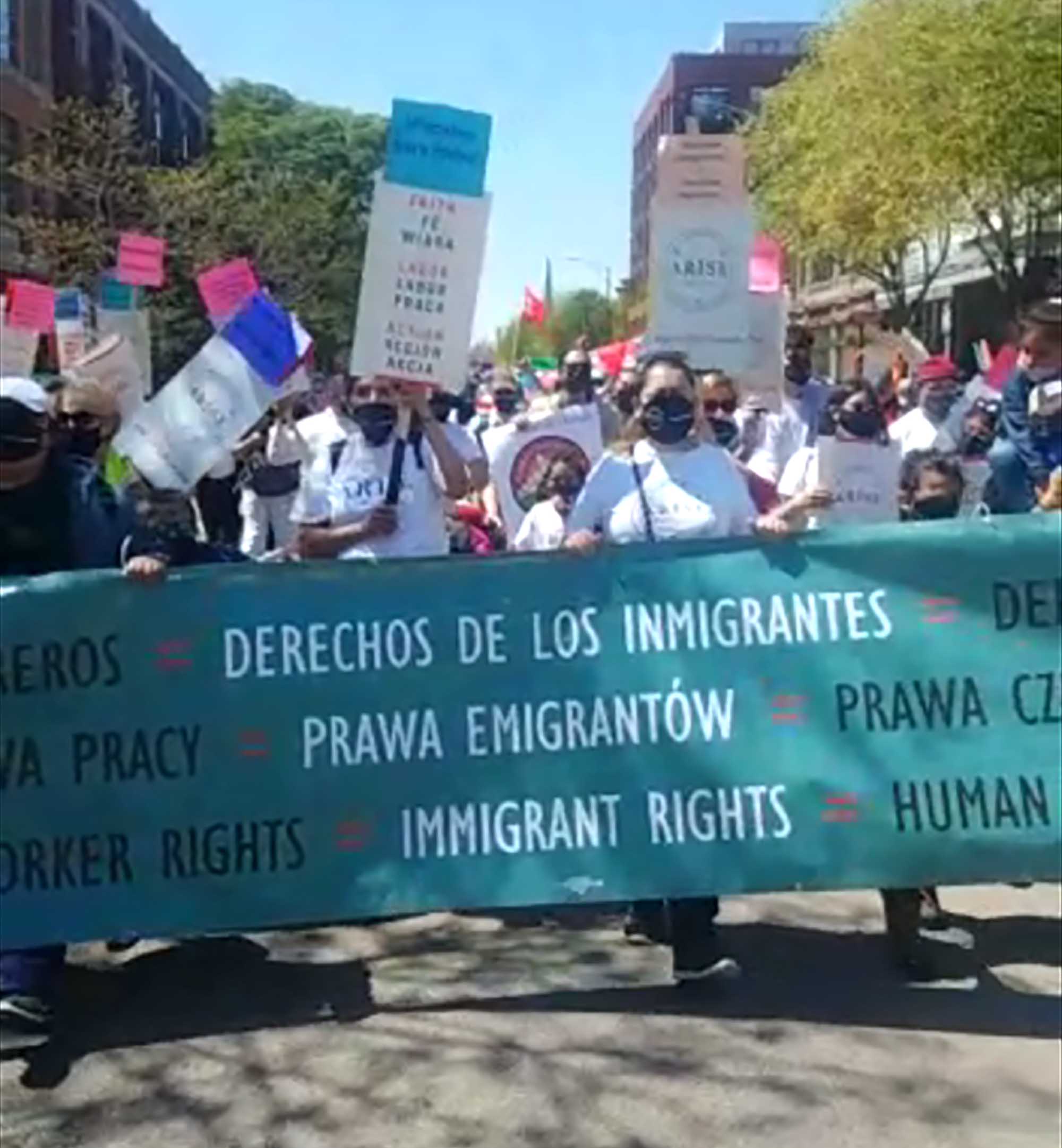 Marcha en Chicago 