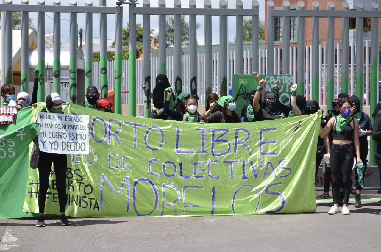 Protesta feminista en el Congreso