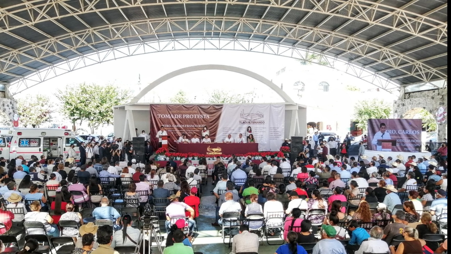 Toma de protesta de Carlos Franco Ruiz 