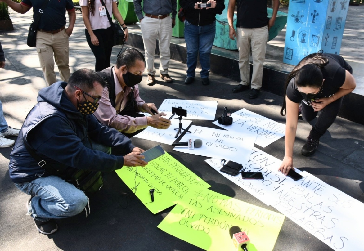 Protesta periodistas 