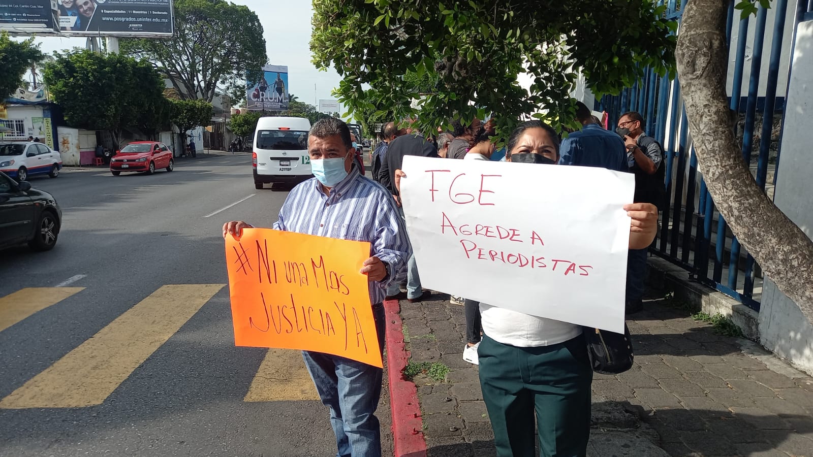 Protesta periodistas