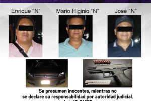 Detenidos, ex alcalde de Tlaquiltenango Enrique “N”  y dos más 