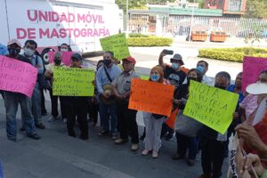 Manifestantes en el Congreso