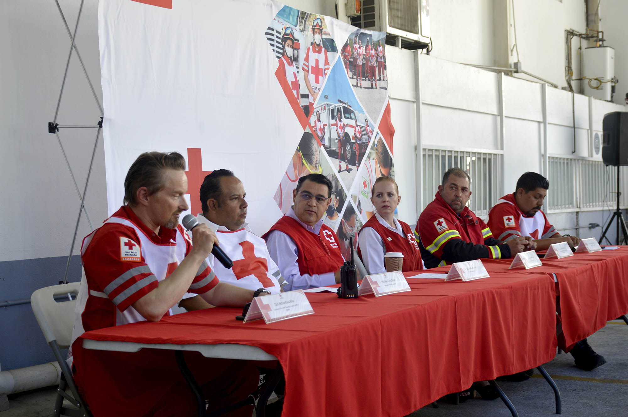 Conferencia de prensa Cruz Roja Mexicana Morelos