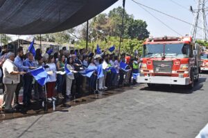 Banderazo camiones de bomberos