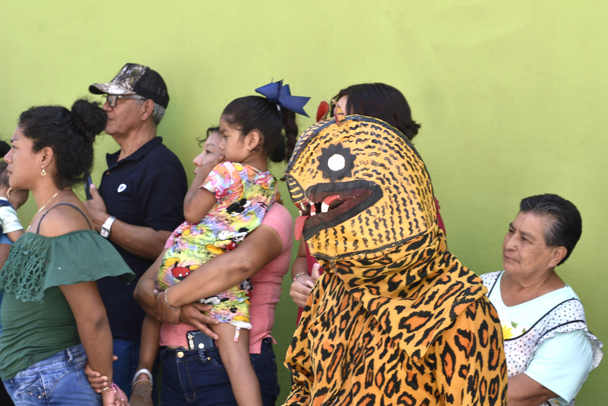 Tecuán con espectadores