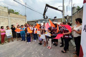 Carlos Franco. Inicio de obra de electrificación