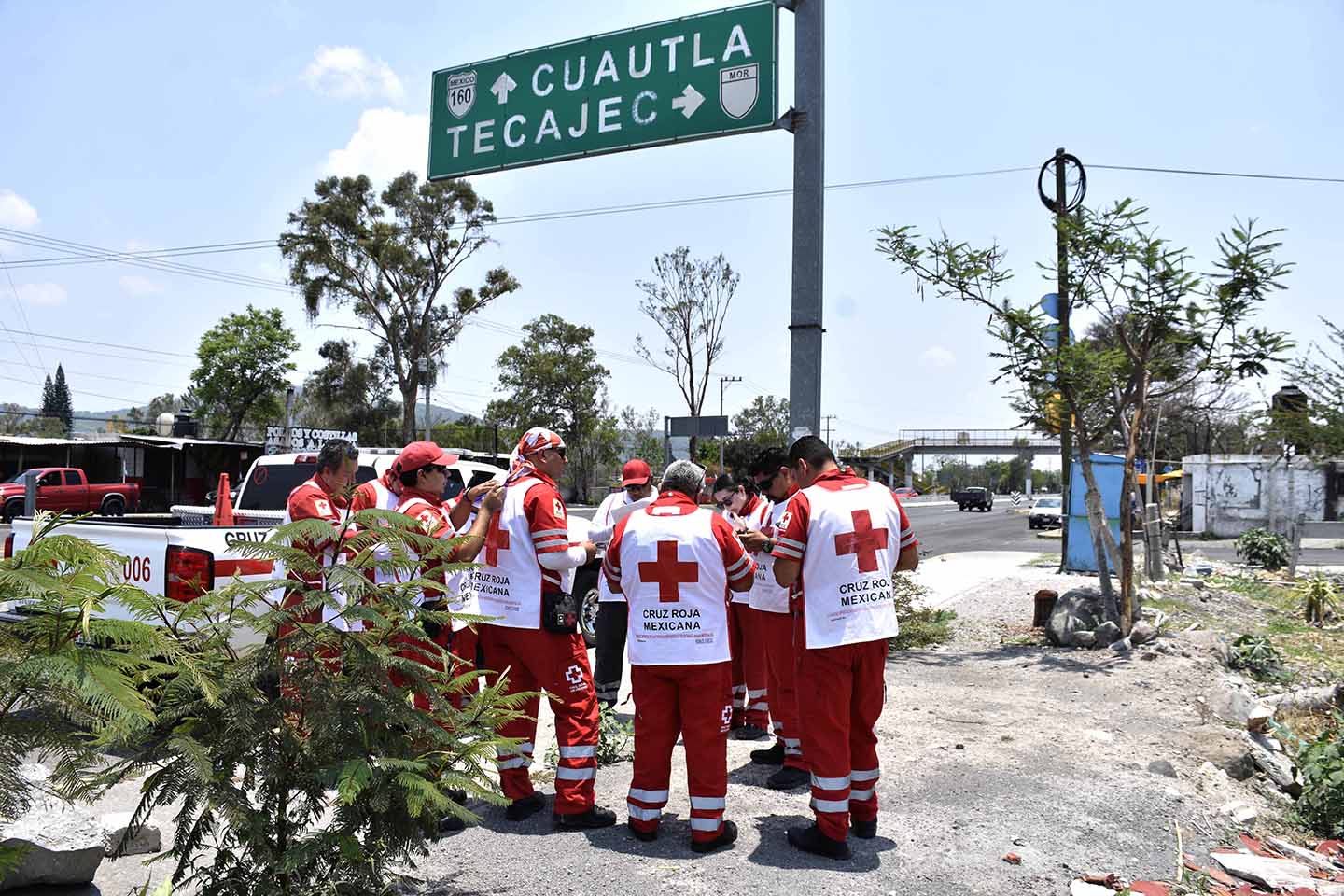 Personal de la Cruz Roja en Reconocimiento4