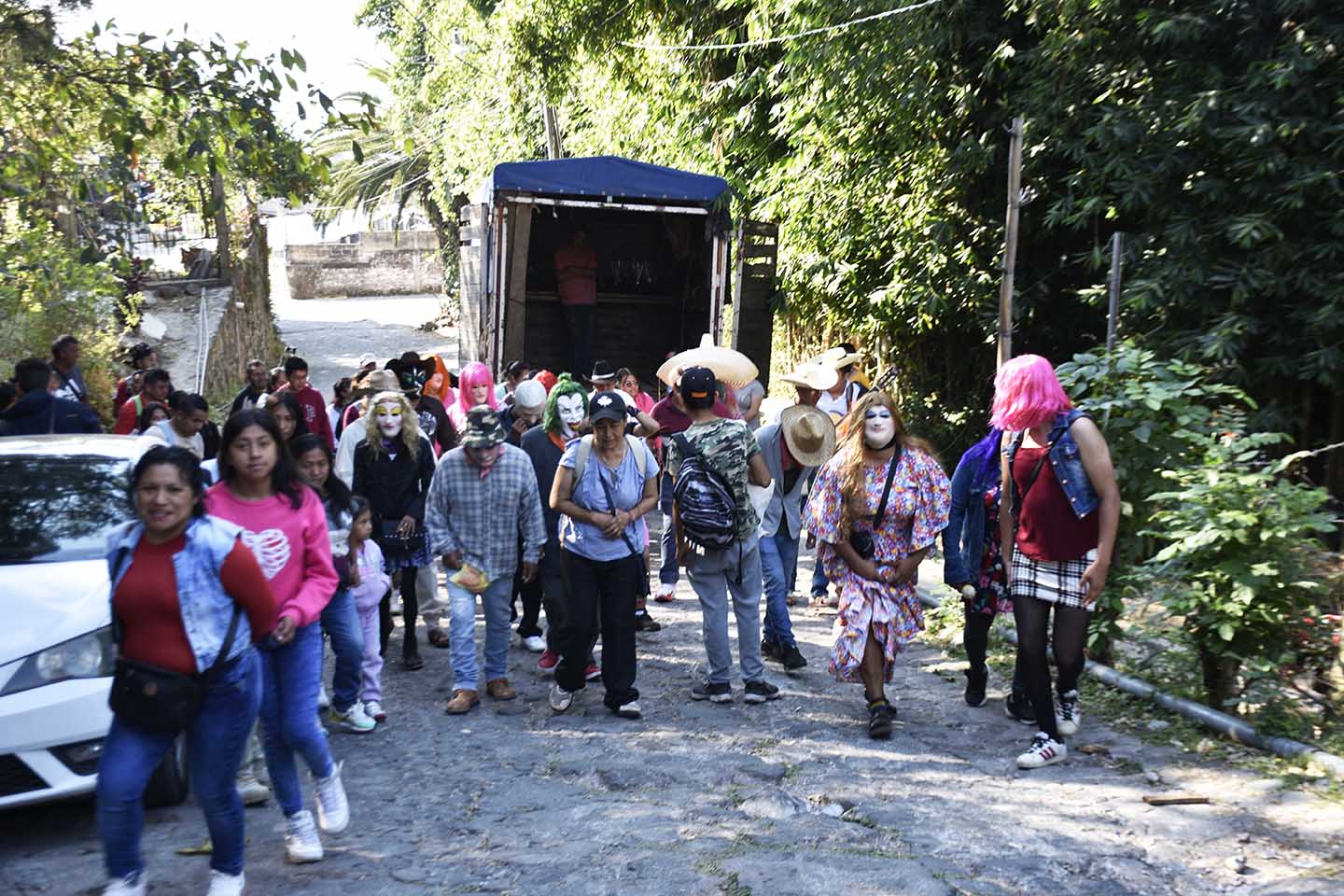 Huehuenches en recorrido