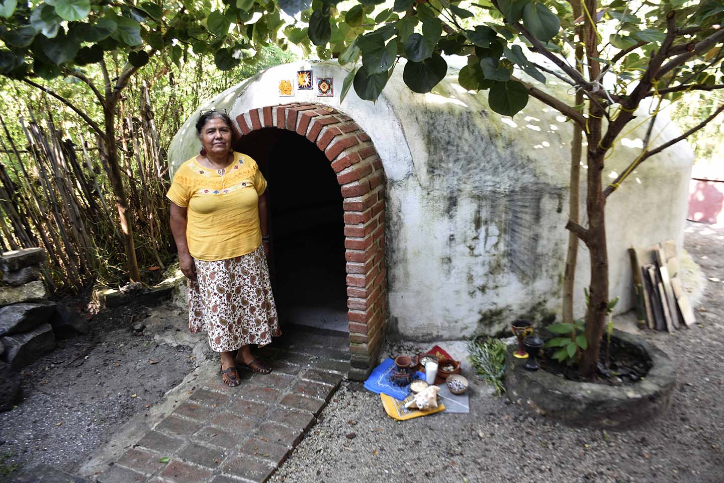 Sesión temazcal aspecto