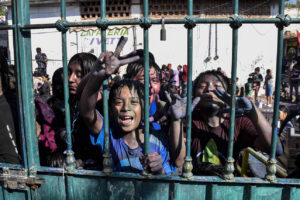 Niños en la Puchina